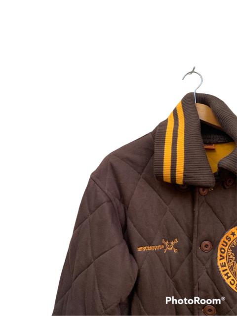 Other Designers Vintage - Vintage Mischievous Big Collar Quilted Jacket