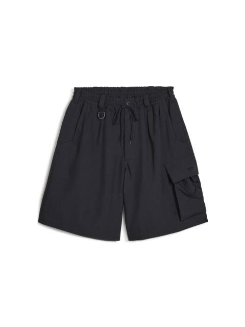 Y-3 Y-3 SPORT UNIFORM CARGO SHORTS – BLACK