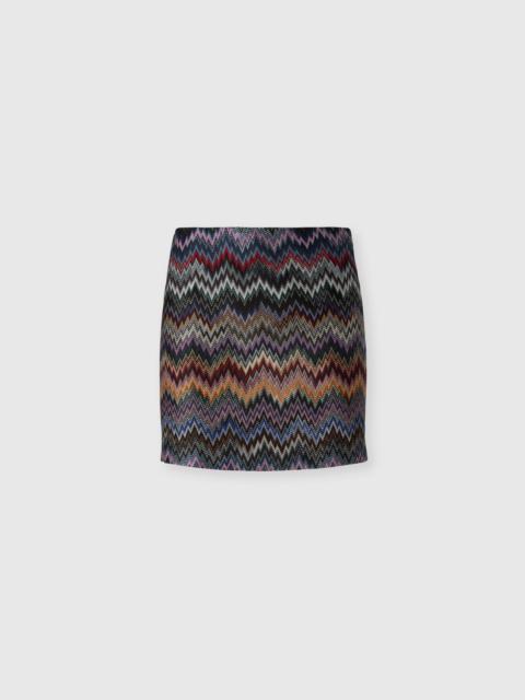 Missoni Mini Skirt with Snake Pattern
