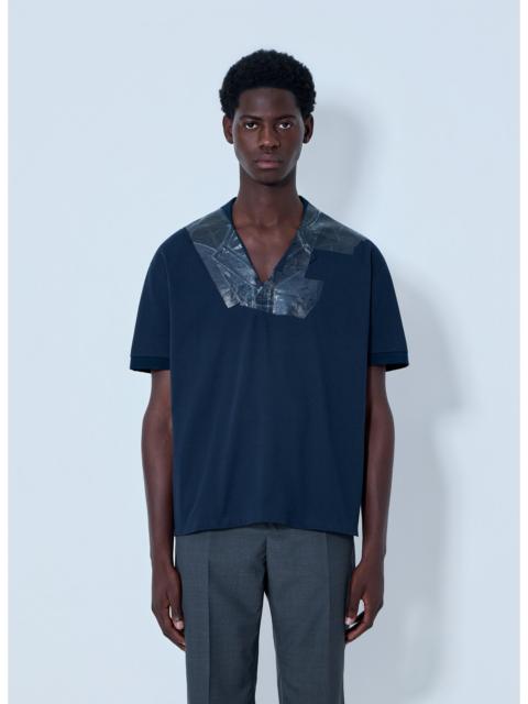 Maison Margiela Maison Margiela Men V-Neck Panel T-Shirt