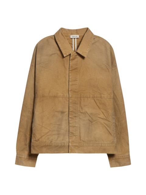 Fear of God Fear of God Cotton Canvas Utility Jacket in Washed Canyon Washed Canyon at Nordstrom