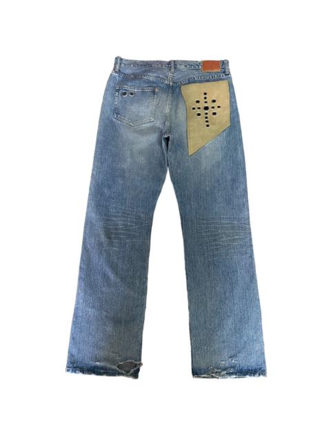 Other Designers Japanese Brand - G-LAND EDGE Denim Distressed Jeans Nice Pocket