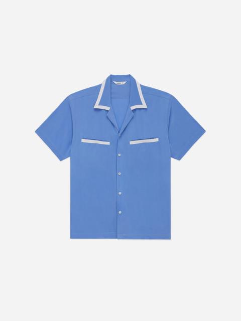 3sixteen Bowling Shirt - Powder Blue Silk