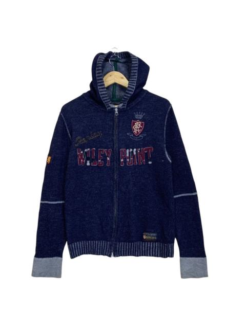 Other Designers Replay Big Logo Zipper Hoodie Knit