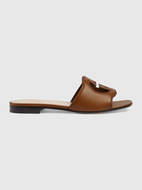 GUCCI Gucci Interlocking G Slide Sandals