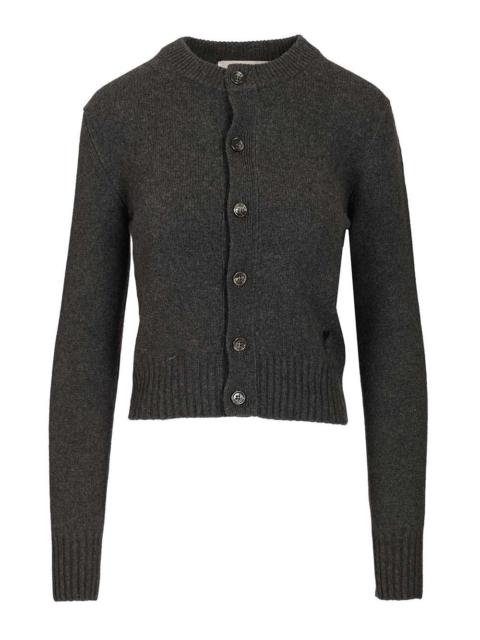 AMI Paris Ami Women Wool And Cashmere Cardigan