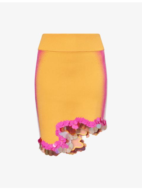 PH5 Audrey Embellished Knitted Mini Skirt