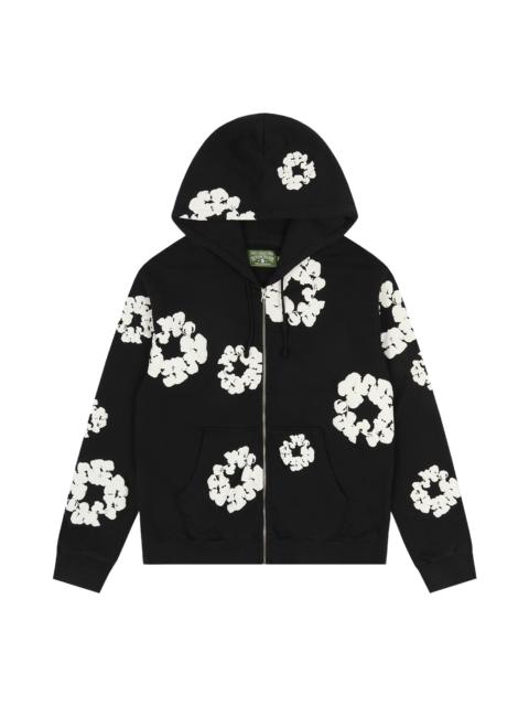 DENIM TEARS Cotton Wreath Zip Hoodie "Black"