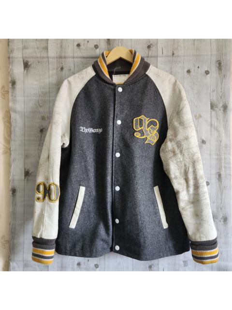 Other Designers Vintage The Congo Varsity Jacket Distressed