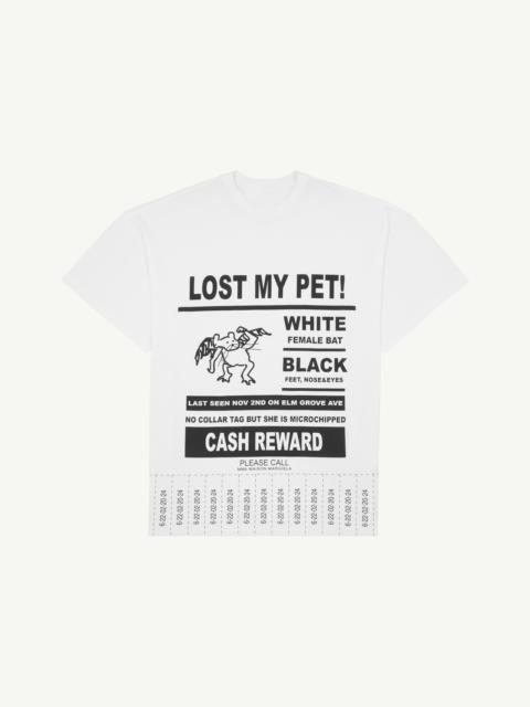 Lost pet t-shirt