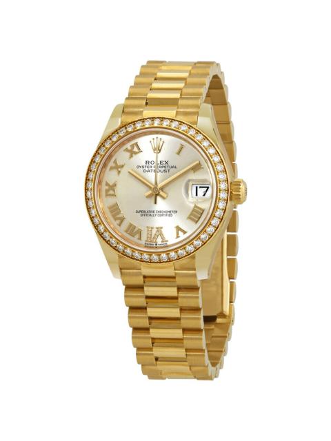 ROLEX Rolex Datejust 31 Automatic Diamond Silver Dial Ladies Watch 278288SRDP