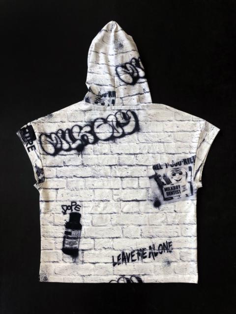 Other Designers Japanese Brand - Milkboy 🇯🇵 "Leave me alone" Graffiti Art Hoodie