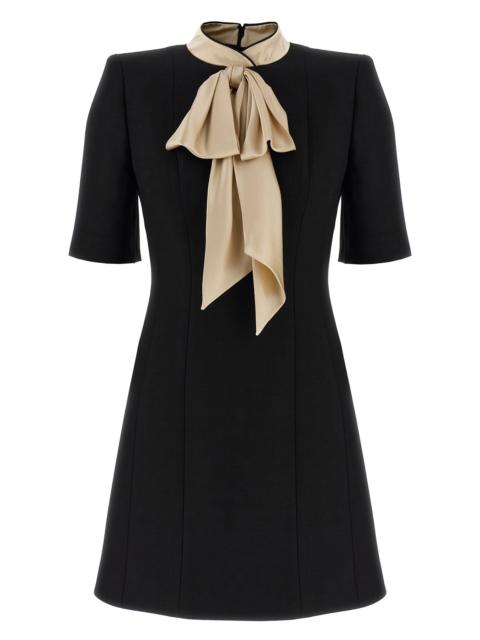 Valentino Valentino Garavani wool and silk dress