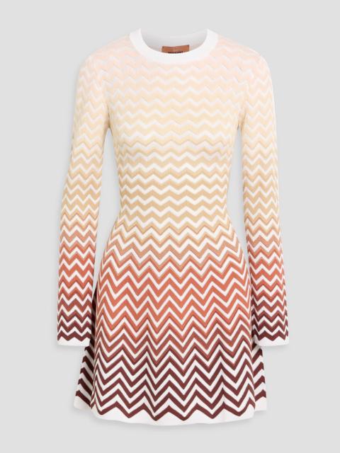 Missoni Crochet-knit cotton-blend mini dress