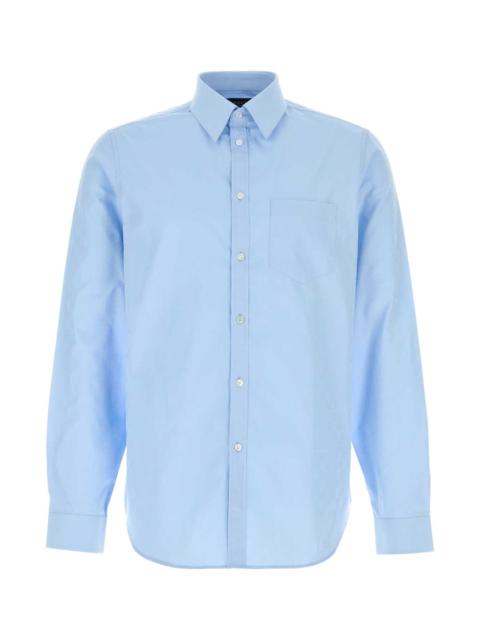 GUCCI Gucci Men Light Blue Poplin Shirt