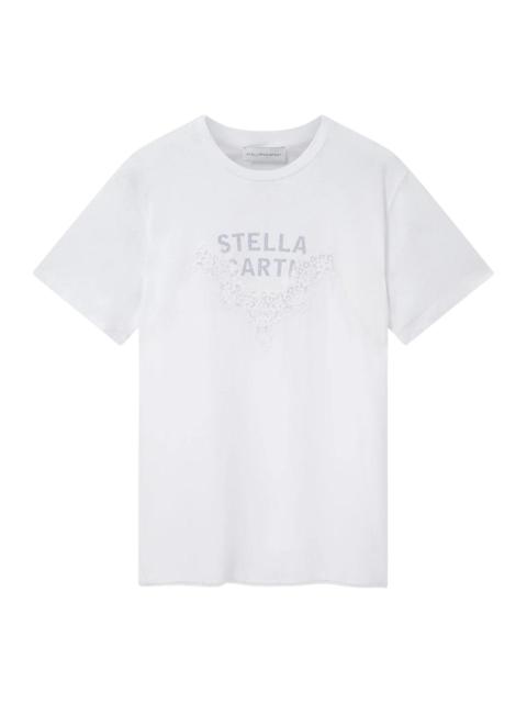 Stella McCartney Lace Slip Jersey T-Shirt