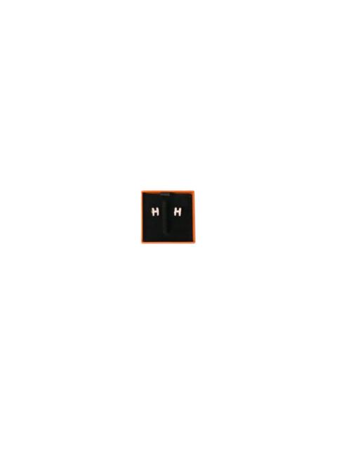 Hermès Hermes Mini Pop H Earrings Gold HW Light Pink