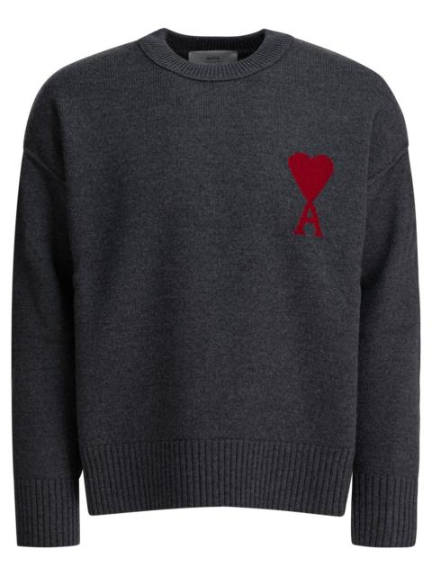AMI Paris Ami Paris Ami De Coeur Crew-neck Sweater
