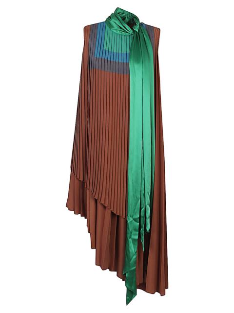 Loewe Loewe Women Pleated Asymmetric Dress