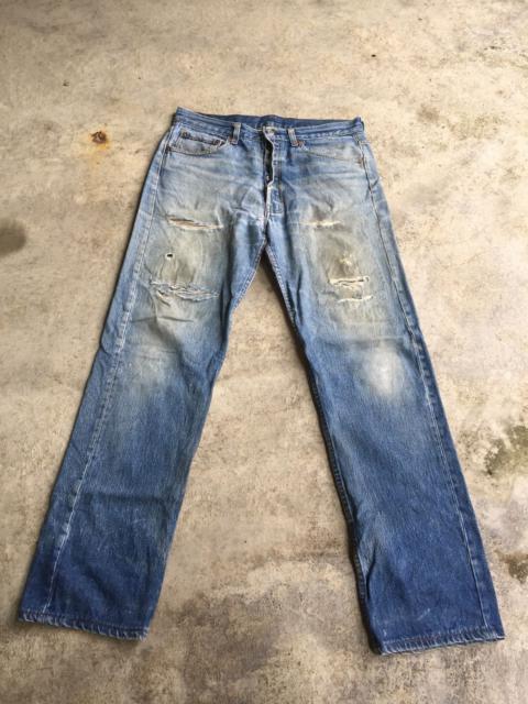 VINTAGE 80s LEVIS 501 DISTRESSED JEANS
