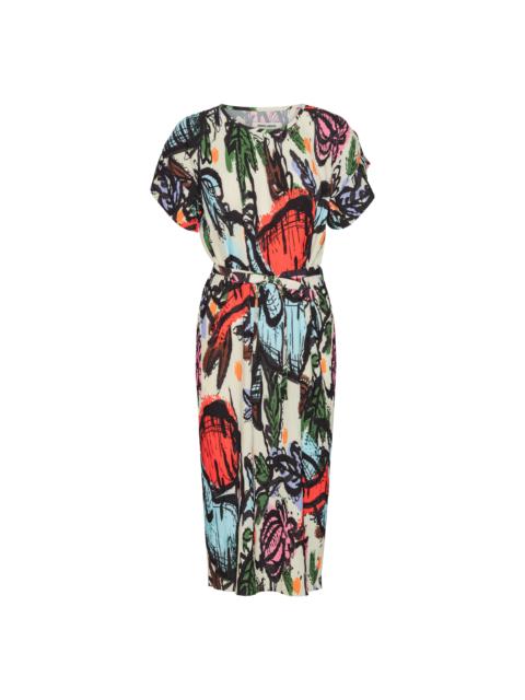 HENRIK VIBSKOV NEW PINA PLISSÉ DRESS - CARROTS