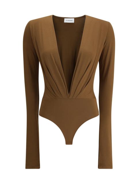 THE ANDAMANE - The Andamane Women Zelda Bodysuit Deep Vneck Bodysuit