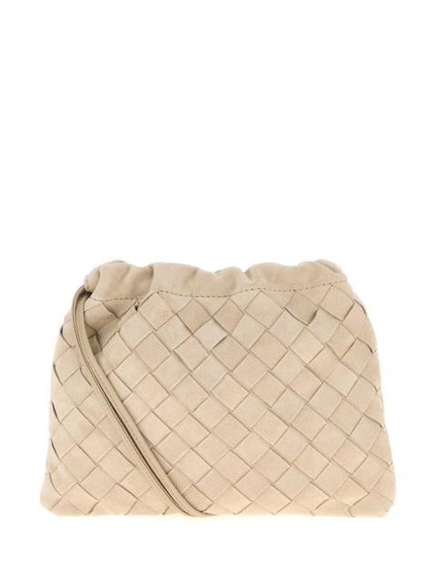 Bottega Veneta Bottega Veneta Women Sand Suede Crossbody Bag