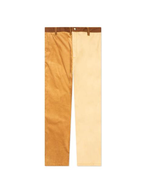 Marni MARNI X CARHARTT WIP COLOR-BLOCK PANT - TOBACCO