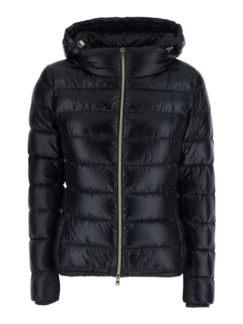 Herno Herno Women Giada Hooded Short Puffer With Hood And Black Tech Fabric Women
