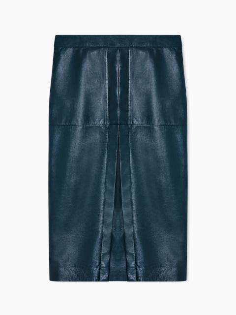 GIORGIO ARMANI LEATHER SKIRTS