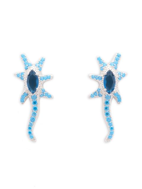 Collina Strada AQUAMARINE STAR TRAIL EARRINGS