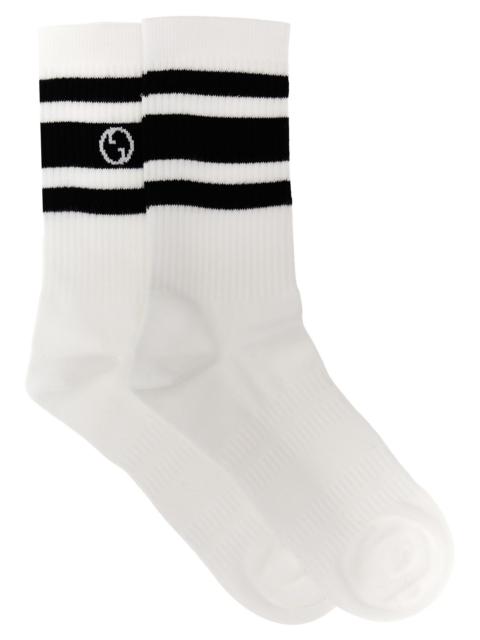 GUCCI Gucci Men Nastro Web Logo Socks