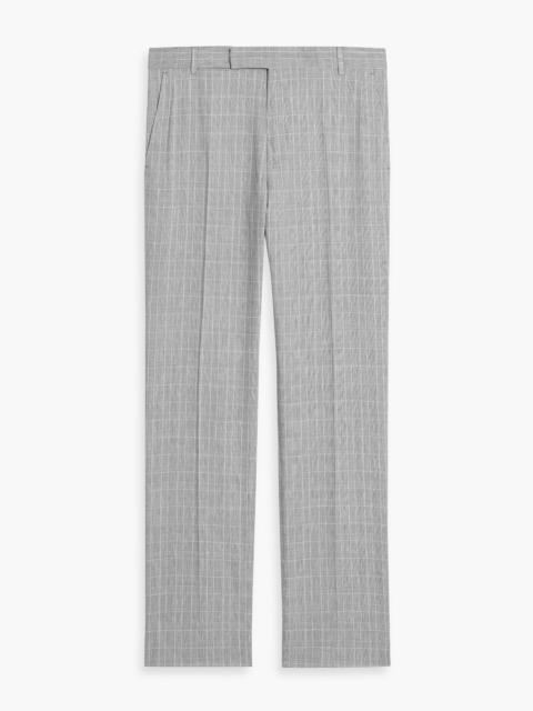 Other Designers Prince of Wales checked wool, linen and silk-blend suit pants