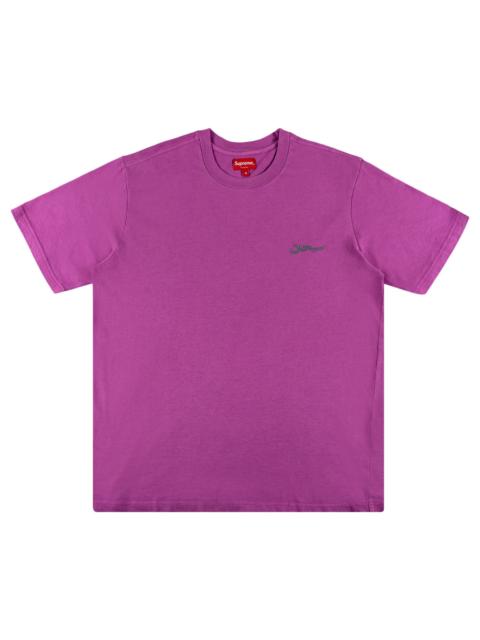 Supreme Supreme Arabic Logo Washed Short-Sleeve Tee 'Pink'