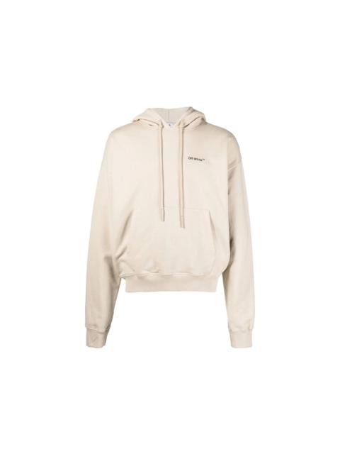 Off-White OFF-WHITE Caravaggio Saint Jerome Writing Arrows Oversized Hoodie Beige/Black/White