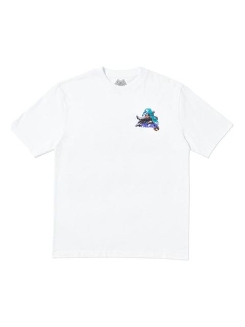 PALACE PALACE Octo White Cartoon Printing Short Sleeve Unisex P18FW060
