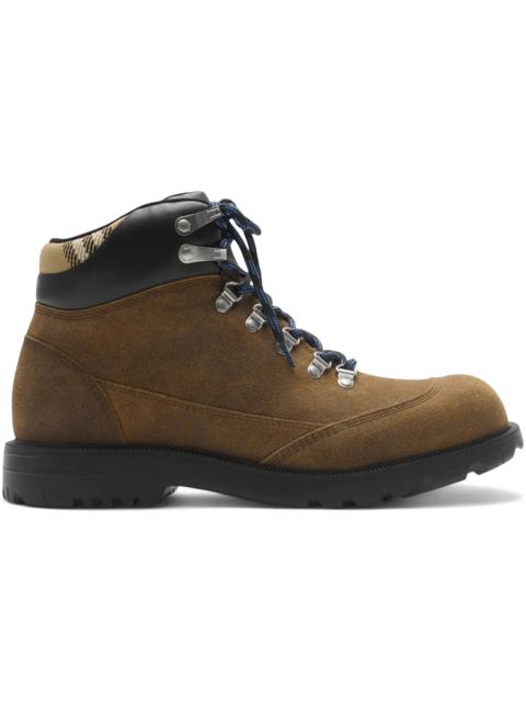Burberry Burberry Suede Moor Hiking Boot Jute