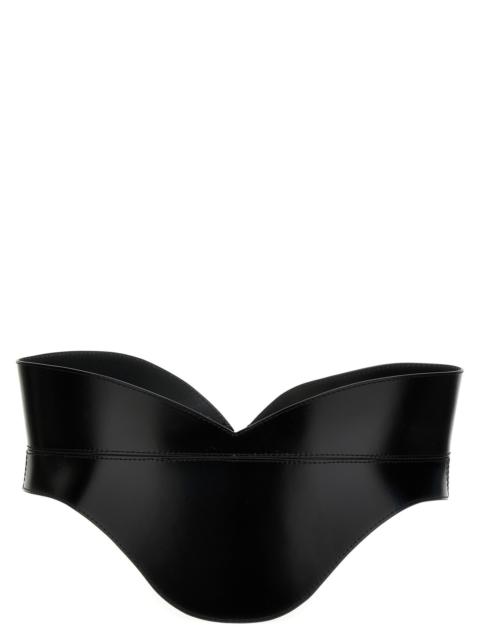 Alexander McQueen Corset Belt Belts Black