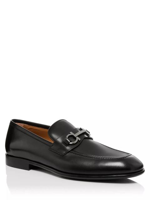 FERRAGAMO Men's Foster Leather Loafers