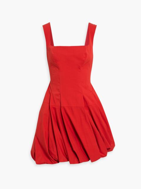 SIMKHAI Junu cotton-blend poplin mini dress