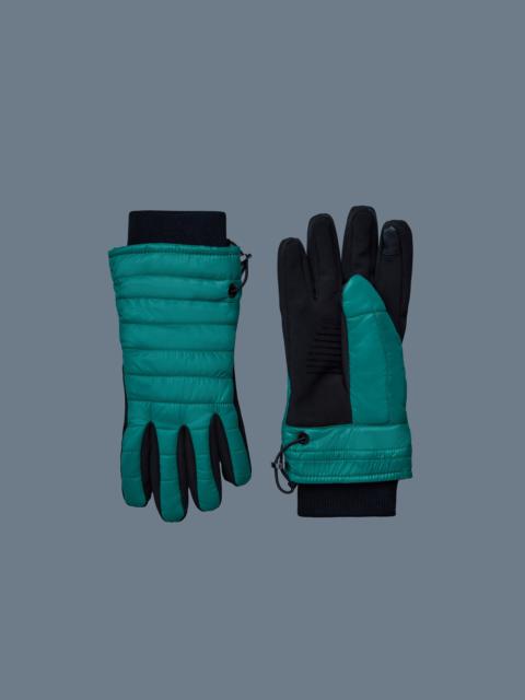 MACKAGE ALFIE RE-STOP foil glove with bungee cuff