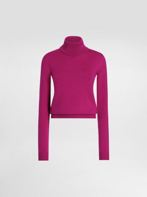 Dolce & Gabbana Wool turtle-neck sweater