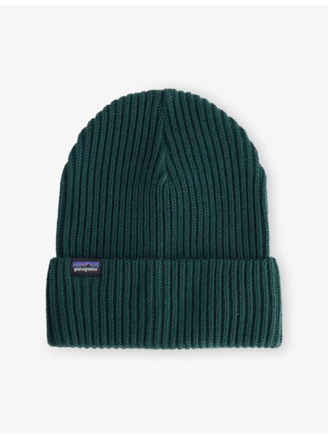 Patagonia Fishermans Logo-Patch Knit Beanie Hat