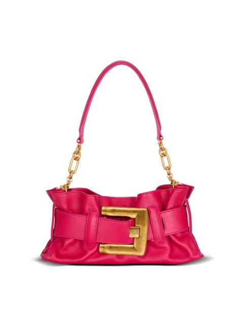 Balmain Balmain Mini Anthem Shoulder bag in calfskin leather in Pink at Nordstrom