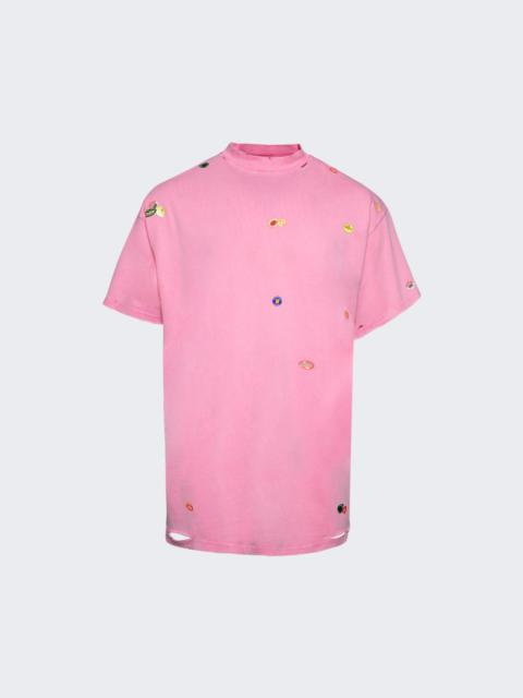 BALENCIAGA Oversized Tee Faded Dirty Pink