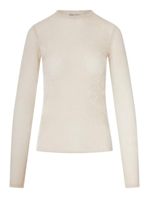 forte_forte Forte Forte Women Marbled Velvet Effect T-Shirt