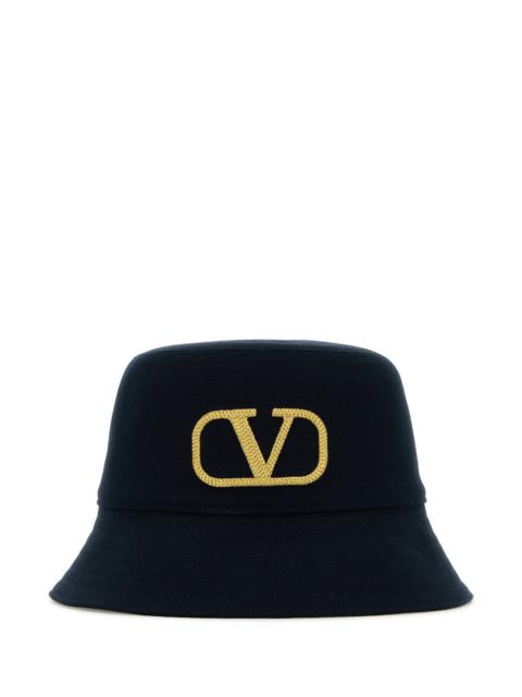 Valentino Midnight blue cotton bucket hat