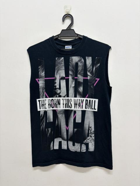 Other Designers LADY GAGA 🔥 THE BORN THIS WAY BALL CROPPED SLEEVES GILDAN