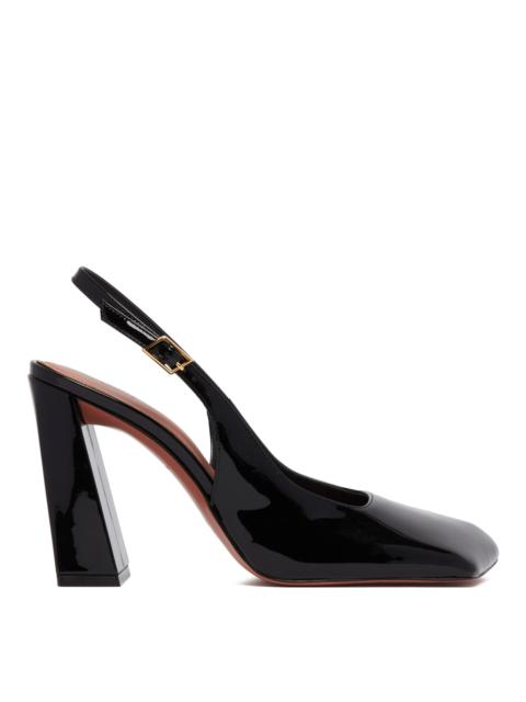 Black Charlotte Sling Pumps