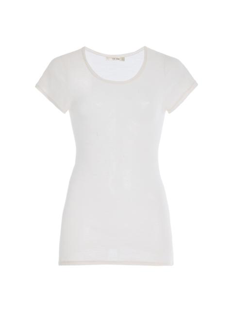 The Row Keyla Cashmere Tee white